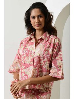ROHO - Pink Printed Cotton Top