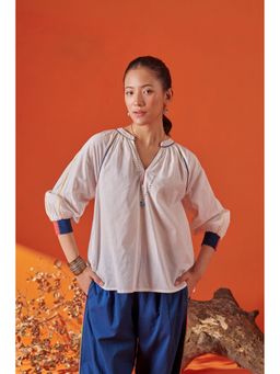 ROHO - Plush White Solid Cotton Top