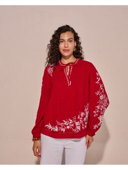 Style Island - Julianne Embroidered Top