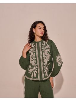 Style Island - Eloise Embroidered Top