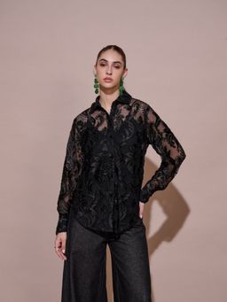 Style Island - Julie Jacquard Shirt Top