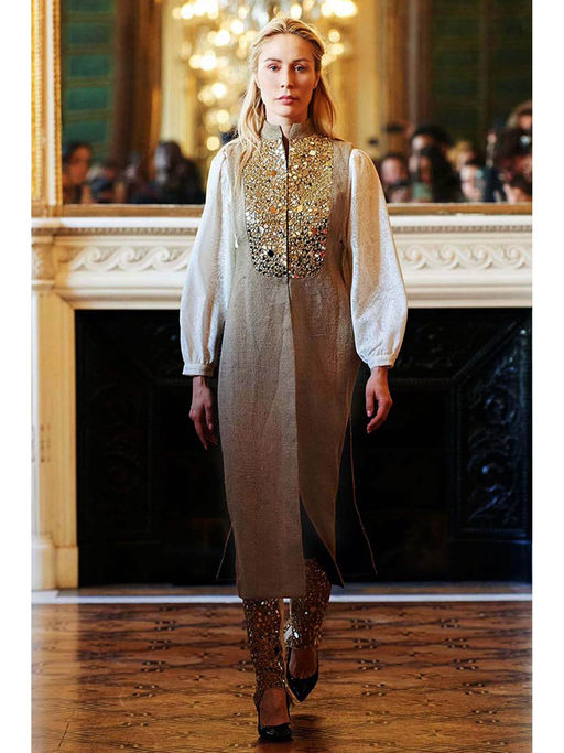 jute dress for fashion show BALMAIN FESTIVAL V03: Renaissance