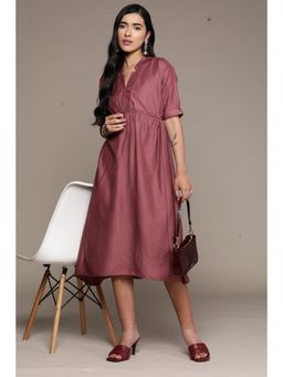 Aarke Ritu Kumar - Mauve A-line Long Dress