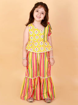 Lil Drama - Girls Top with Sharara (Set of 2)