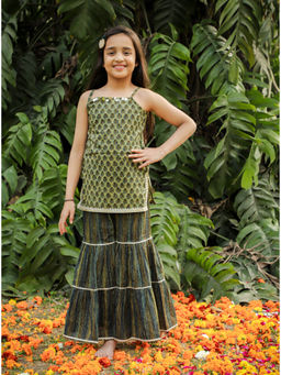 Lil Drama - Girls Kurta with Sharara (Set of 2)