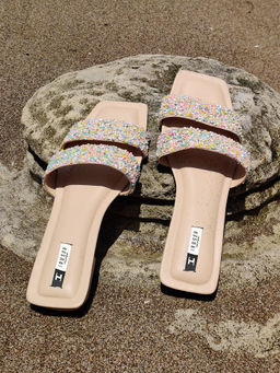 IRUSSH - Pastel Summer Glitter Flats
