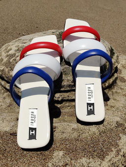 IRUSSH - White Wellington French Summer Flats