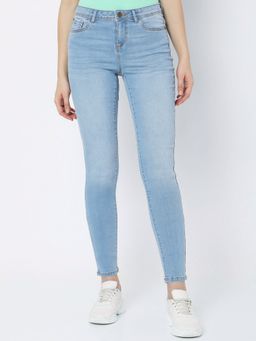 VERO MODA - Women Solid Blue Jean