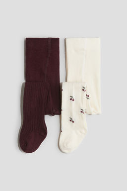 H&M - Girls 2-Pack Tights