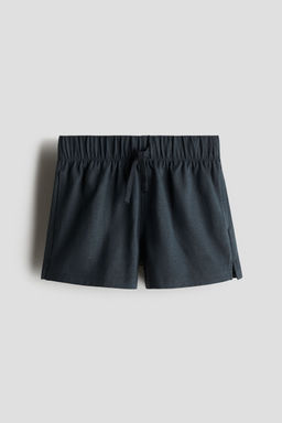 H&M - Girls Grey Cotton Jersey Shorts