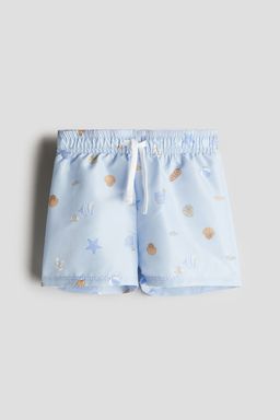 H&M - Boys Blue Patterned Swim Shorts