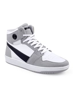 Bacca Bucci - Balancer Fashion Trainers Basketball Sneakers-White & Grey
