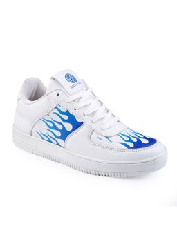 Bacca Bucci - Low-Top Casual Sneakers with Customized Screen Printing-White