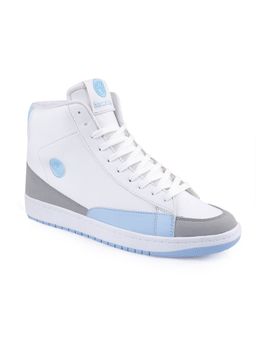 Bacca Bucci - Pegasus Basketball Style High-Top Sneakers-White
