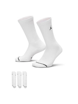 Nike - Unisex White Everyday Socks (Pack of 3)