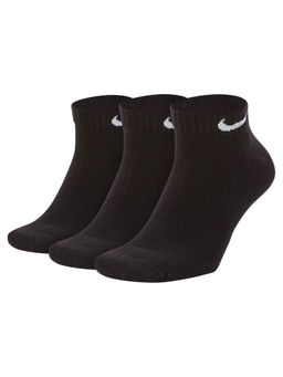 Nike - Unisex Black Everyday Cushioned Socks (Pack of 3)