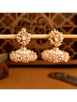 Voylla - Veerangana Jhumka Style Earrings