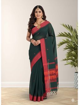Kalakriti By Rachna - Balu Chari Pure Handloom Textured Saree with Unstitched Blouse