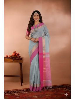 Kalakriti By Rachna - Pure Handloom Resham Cotton Saree with Unstitched Blouse