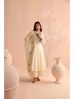 Greti By Swati Narula - SITARA Anarkali with Palazzo & Dupatta