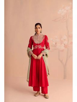 Greti By Swati Narula - MAHEEN Anarkali with Pant & Dupatta