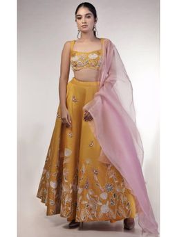 DIVYA SAMAL - Butterfly Lehenga And Top With Dupatta