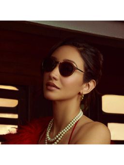 John Jacobs - Grey Full Rim Round Tints JJ S70140 Sunglasses