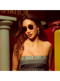 John Jacobs - Grey Full Rim Round Tints JJ S70153 Sunglasses