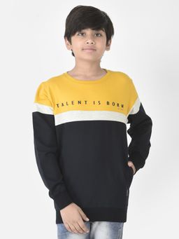 CRIMSOUNE CLUB - Boys Mustard Talent Sweatshirt