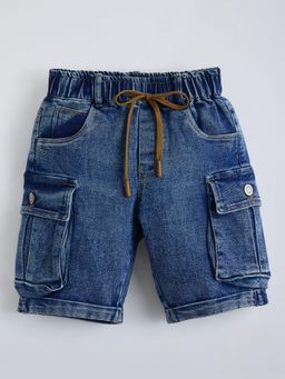 Hopscotch - Cargo Denim Shorts