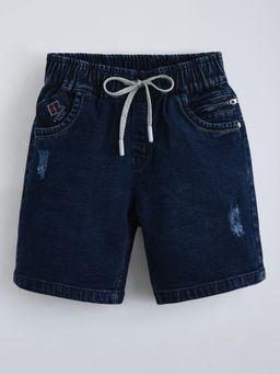 Hopscotch - Distressed Denim Shorts