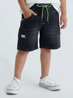 Hopscotch - Cargo Denim Shorts