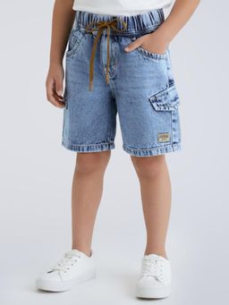 Hopscotch - Cotton Denim Shorts