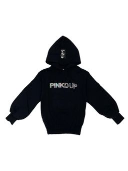 Pinko - Black Logo Hoodie For Girls