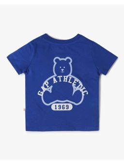 GAP - Boys' Blue Graphic Relaxed Fit T-Shirt