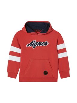 Aigner - Baby Girls Pink Logo-Patch Hoodies