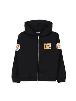 Dsquared2 - Boys Black Dq2 Zip-Up Jacket