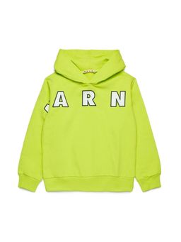 Marni - Unisex Green Embroidered Logo Hoodie