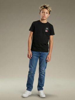 Tommy Hilfiger - F1 Cadillac Boys Logo Regular Fit Cotton T-Shirt