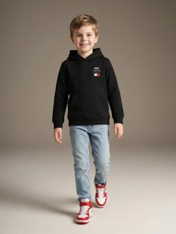 Tommy Hilfiger - F1 Cadillac Boys Logo Regular Fit Cotton Hoodie