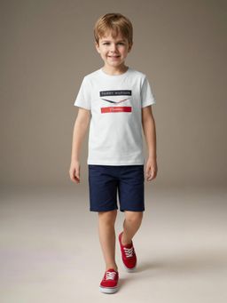 Tommy Hilfiger - F1 Cadillac Boys Logo Regular Fit Cotton T-Shirt