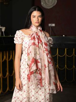 Odette - Women Multi-Color Printed Scarf