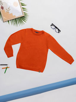 Purple United Kids - Unisex Orange Sweater