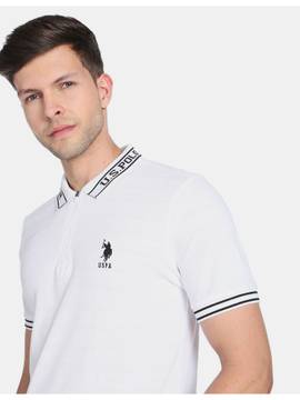 us polo white polo t shirt