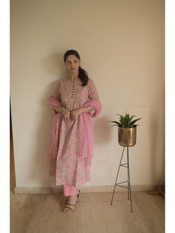 KAHVA - Anila Ruhi Kurta with Pant and Dupatta
