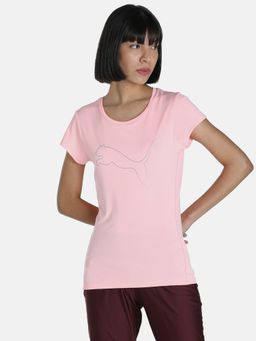 Puma - Active Heather Women Pink T-shirt