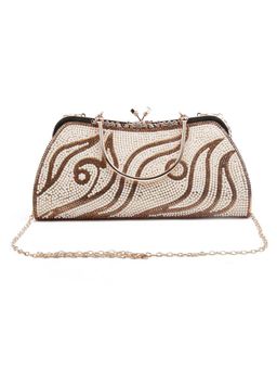Odette - Statement Gold Colored Clutch Bag