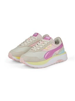 Puma - Cruise Rider Peony Jr Girls White Casual Shoes
