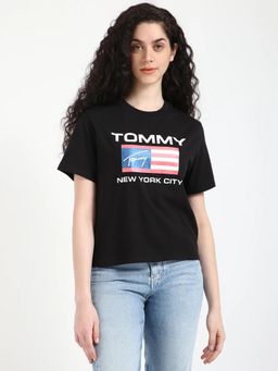 Tommy Hilfiger - Logo Regular Fit Cotton T-Shirt