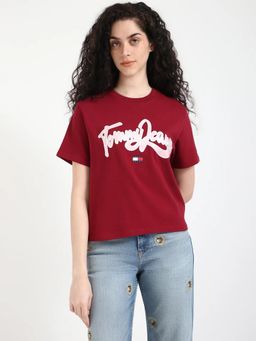 Tommy Hilfiger - Logo Regular Fit Cotton T-Shirt